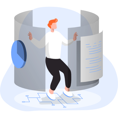 Information carousel_Monochromatic